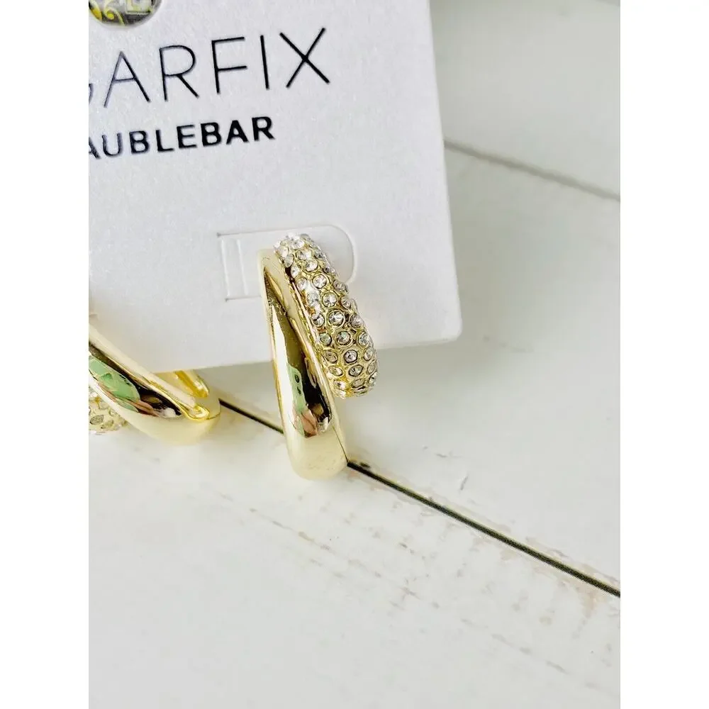 New Sugarfix by BaubleBar Doubled up Statement Earrings
